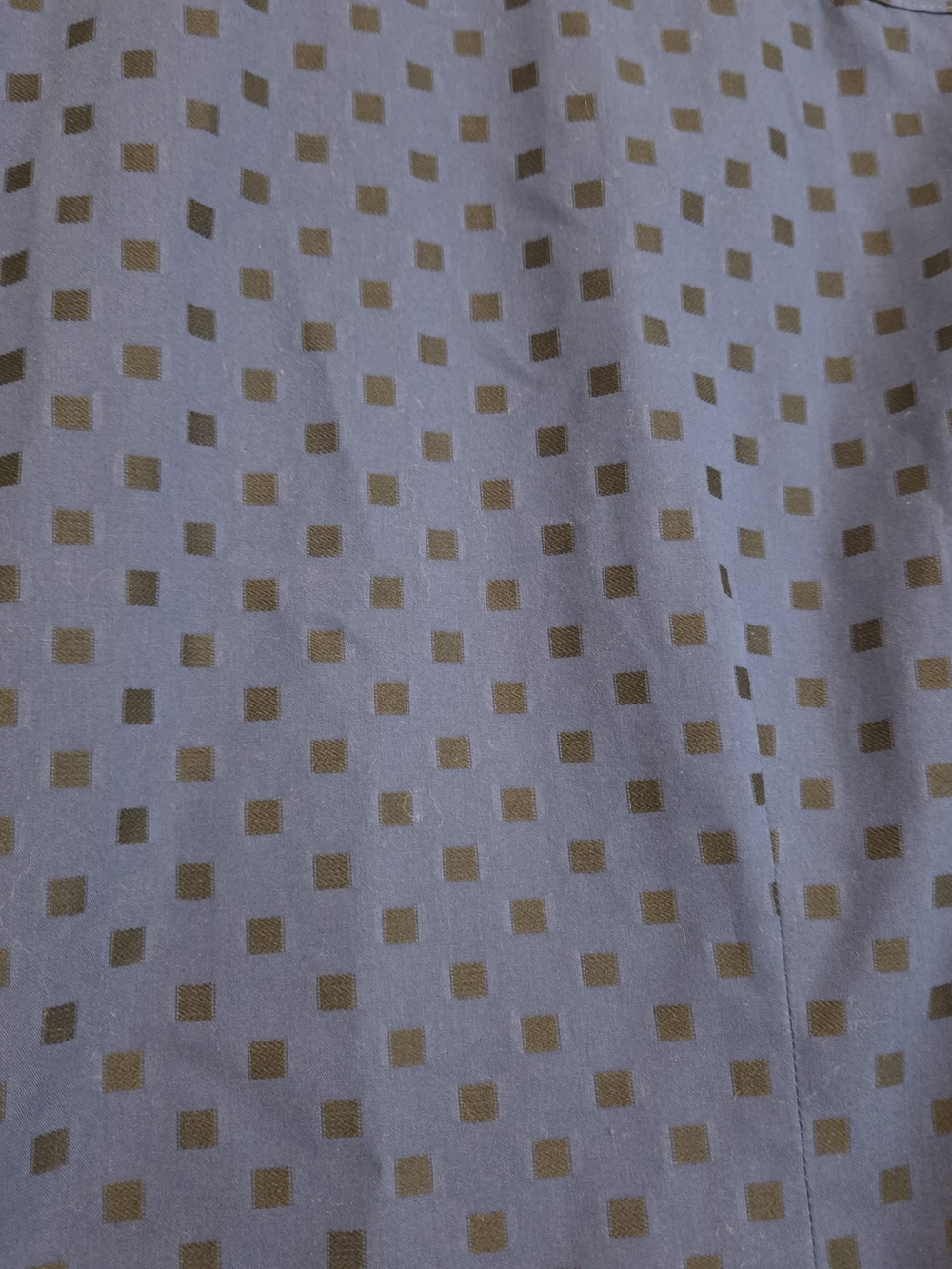Chico's Button-Down Blouse Size 2 Large Blue And Black - Picture 4 of 4